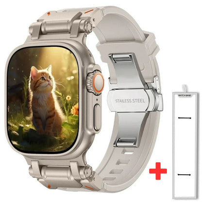 TitaniumBuckle™️ Silikon Apple Watch Armband