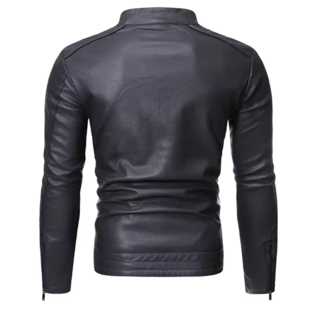 Elegante lederen jas