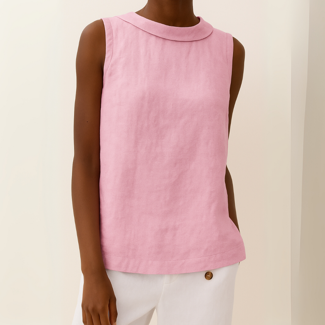 DAJA MOUWLOZE LINNEN BLOUSE