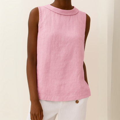 DAJA MOUWLOZE LINNEN BLOUSE