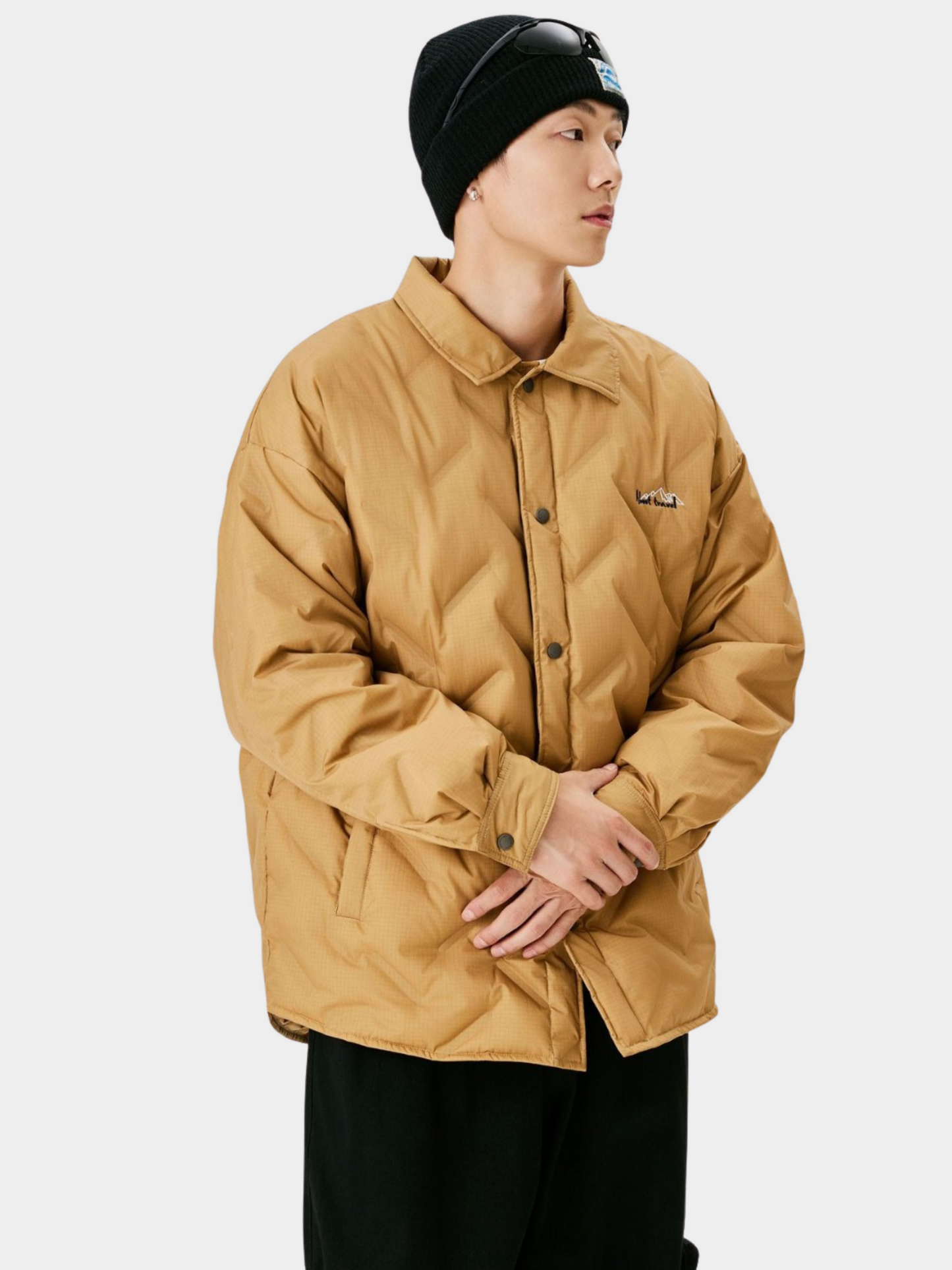 BluffStep - Unisex Geruite Donsjas met 90% Witte Eendendons