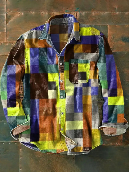 Quinn | Unisex Regenbogenfarbiges Shirt
