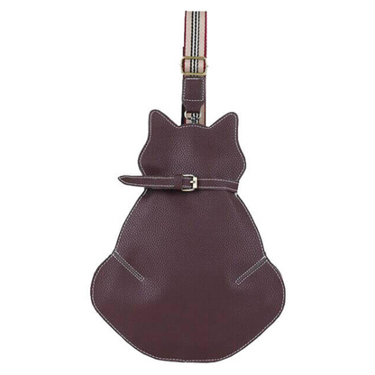 Linda - Unieke lederen tas voor katten