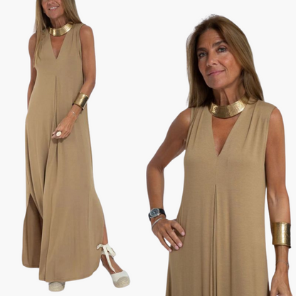 Brooklyn | Comfortabele Luxe Jurk met Vest