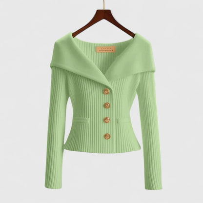 Gabrielle – Strukturierter Strickcardigan