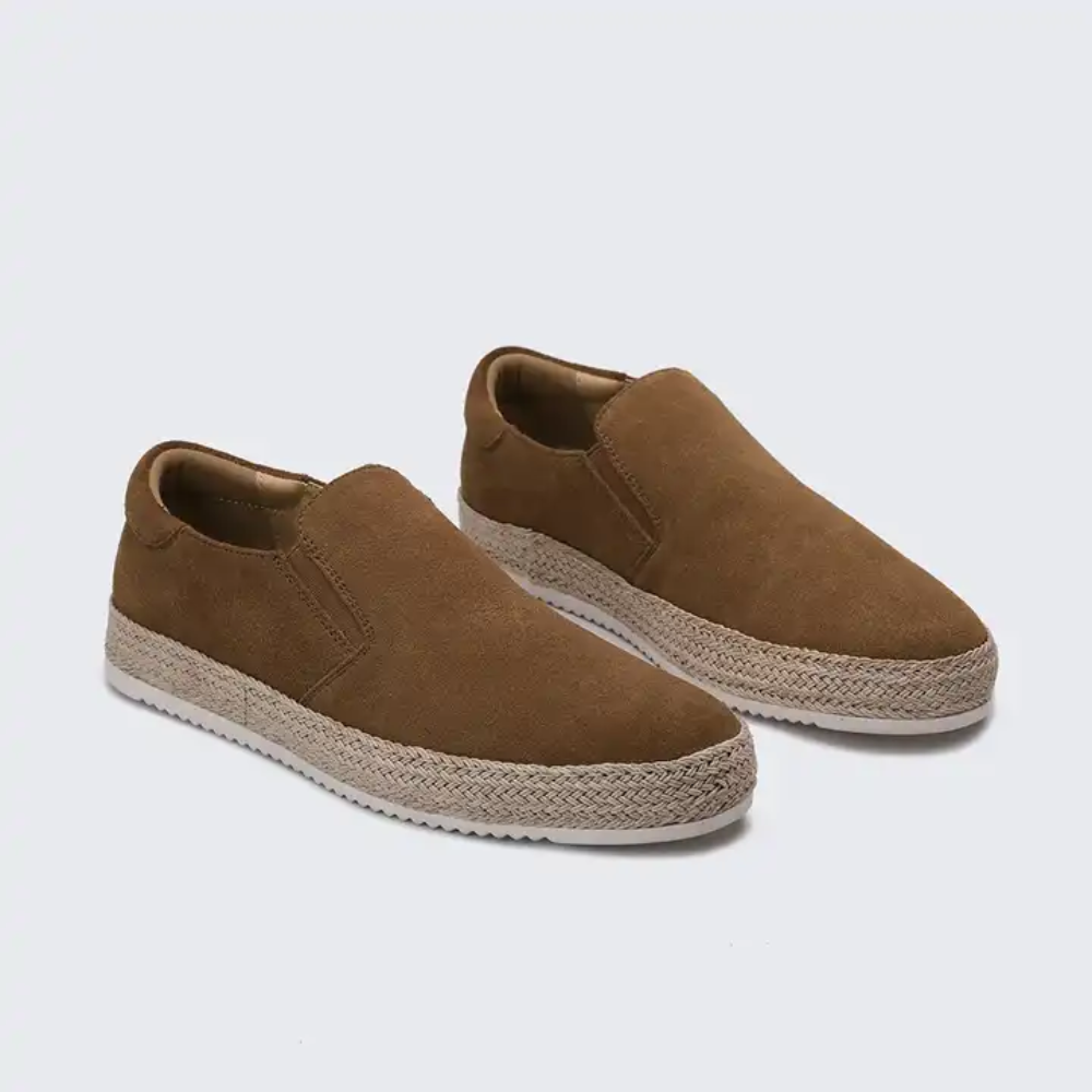 Zomerloafers van suède