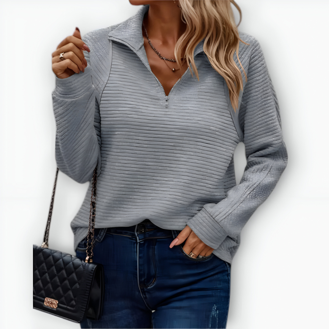 Selvieraine | Elegante Half Zip Trui