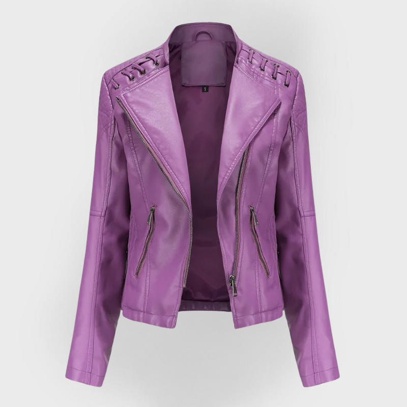 Samantha | Stylish Leather Jacket