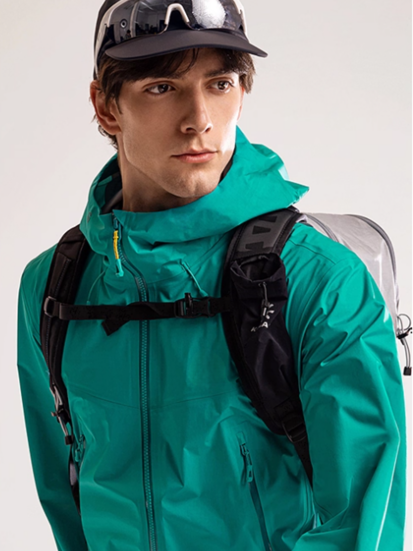 GONGGAR - Unisex Hardshell Jack met Capuchon