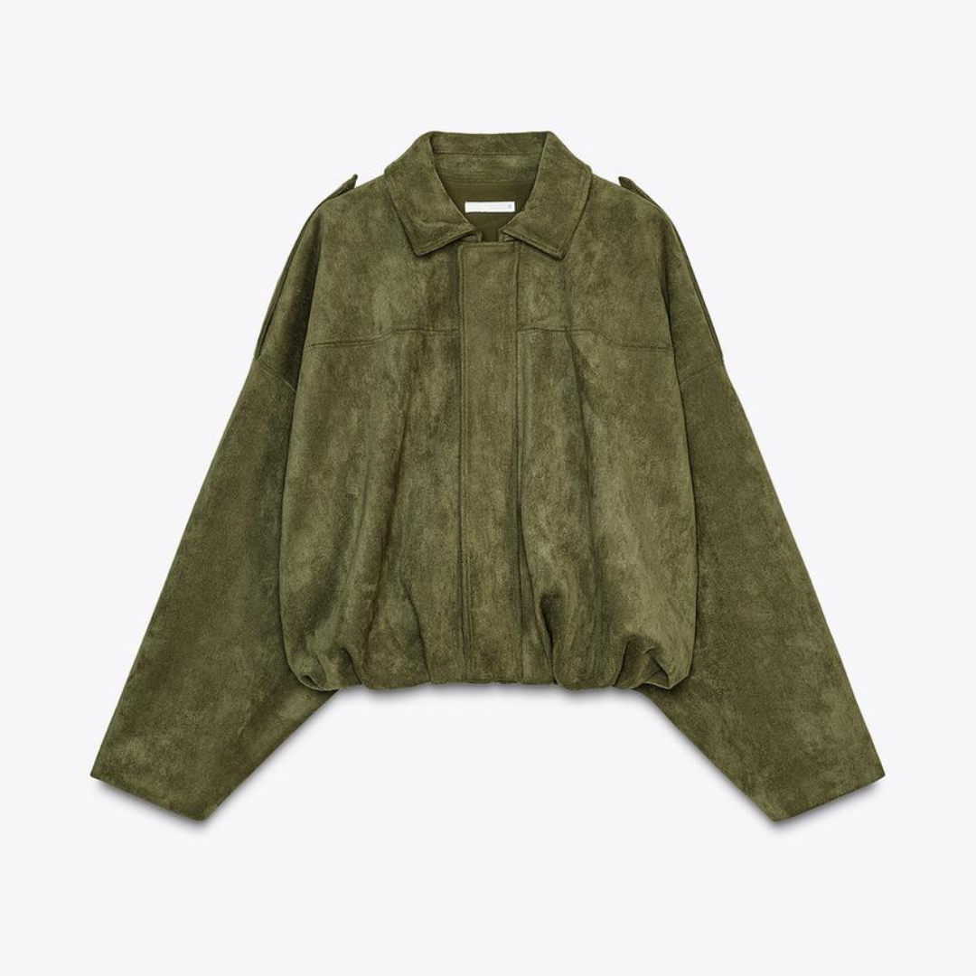 Georgina - Leichte Wildlederjacke