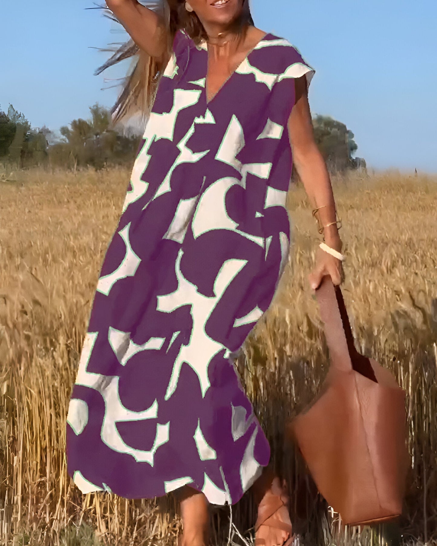 Aria™ – Bedrukte jurk met stijl