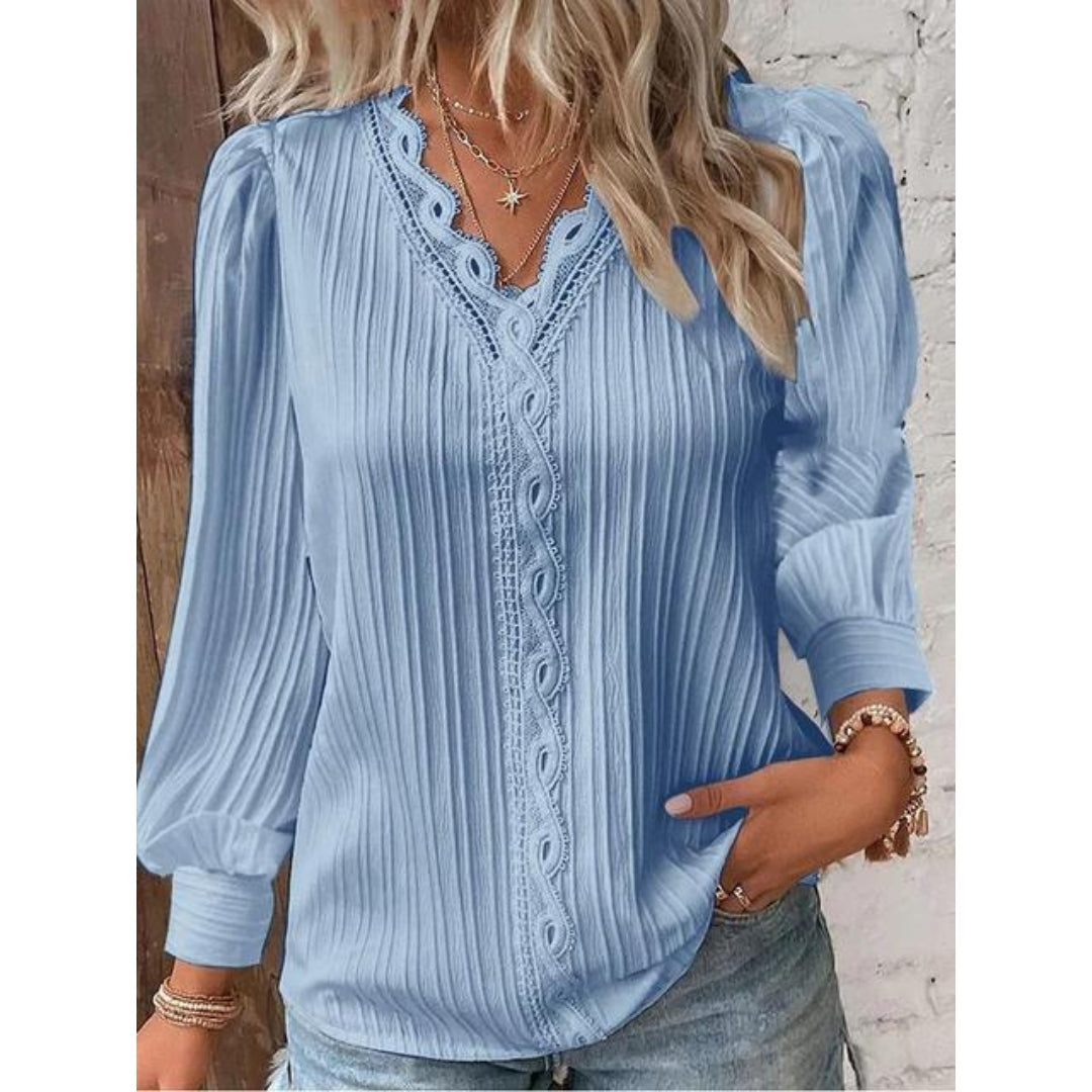 Camillia™ | Elegante Pintuck-Blouse