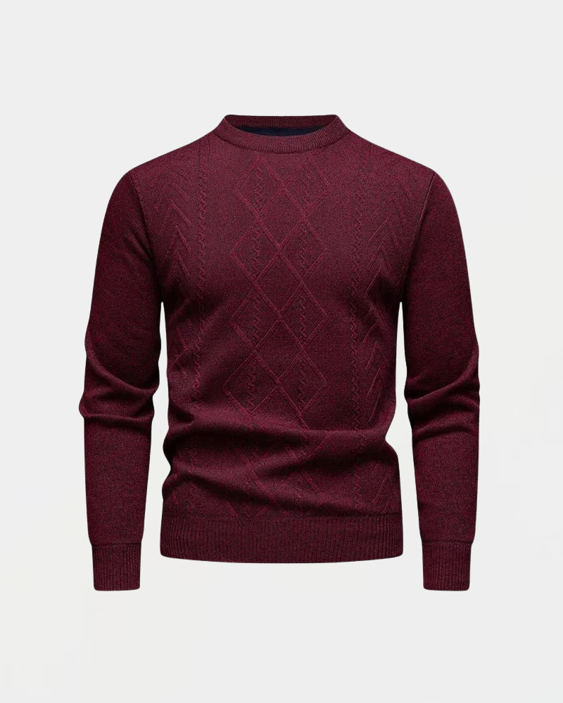 Diamant-Strickpullover