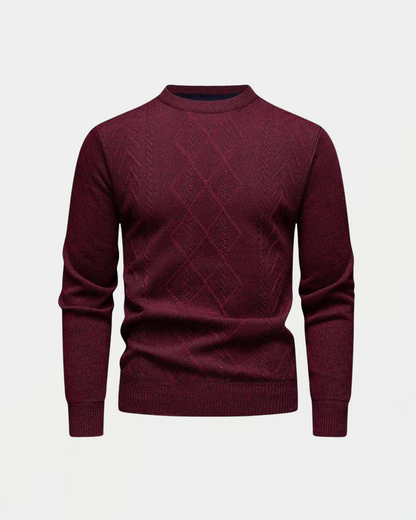 Diamant-Strickpullover