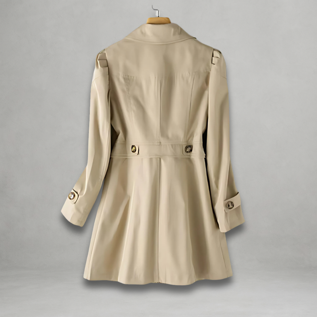 Daniela | Stylischer Longline Knopf-Down Mantel