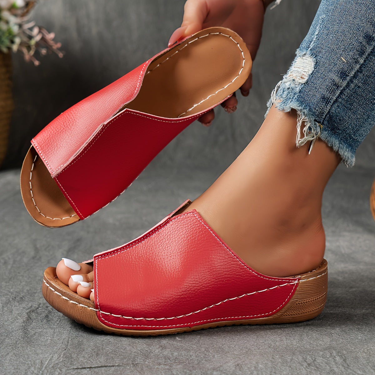 Alicia | Stylische Orthopädische Sandalen