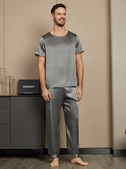 Pyjama Classique pour Homme en Soie Pure