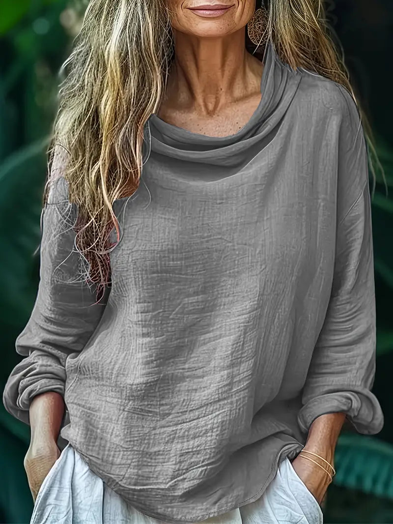 Hellen – Elegante Bluse mit langen Ärmeln