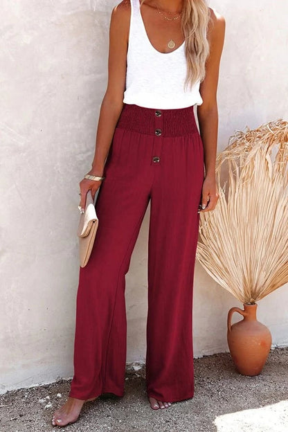 Kaweka - Relaxte hoge taille broek