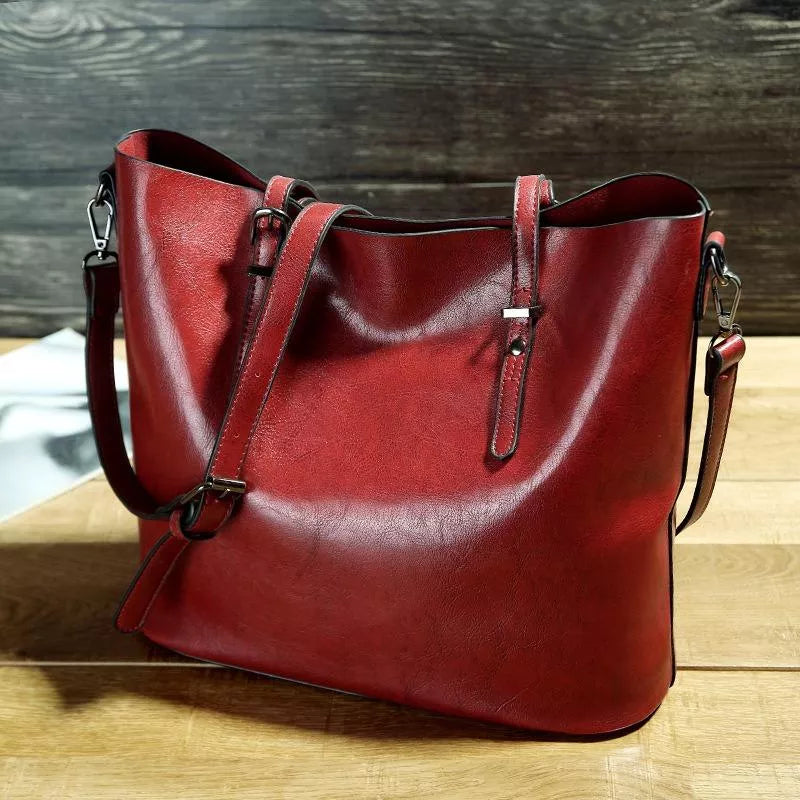 Recta - Sac à bandoulière en cuir vintage