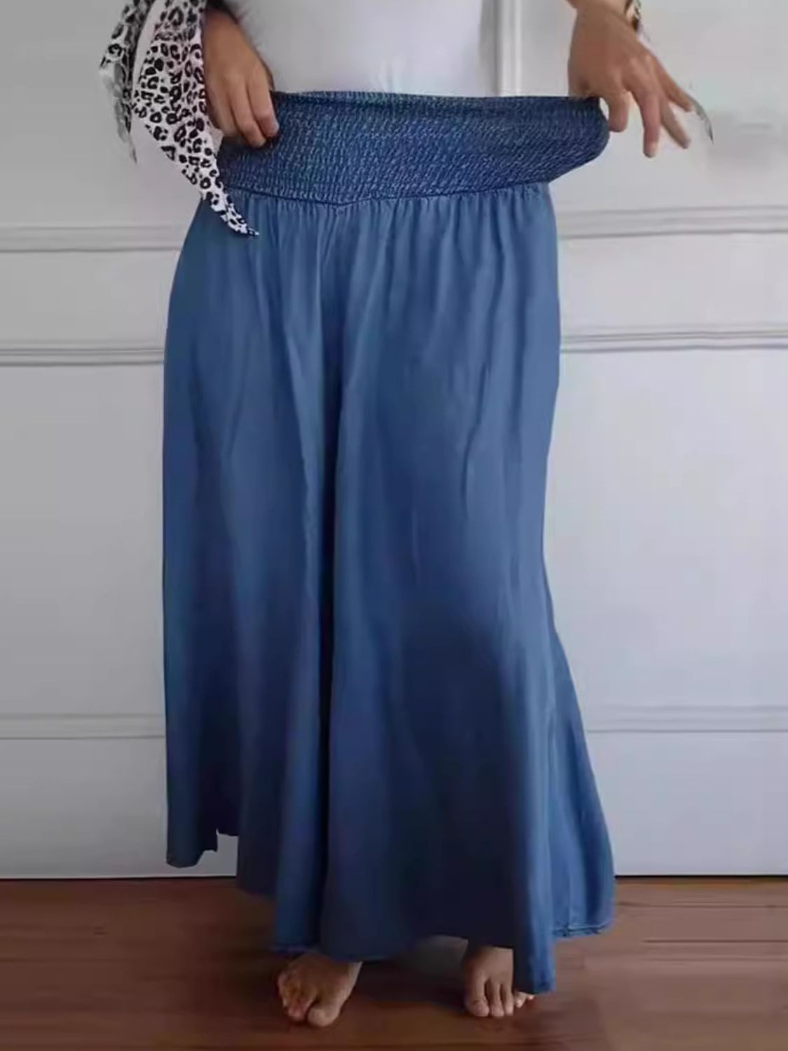 Marlene | Wijde katoenen broek voor de zomer
