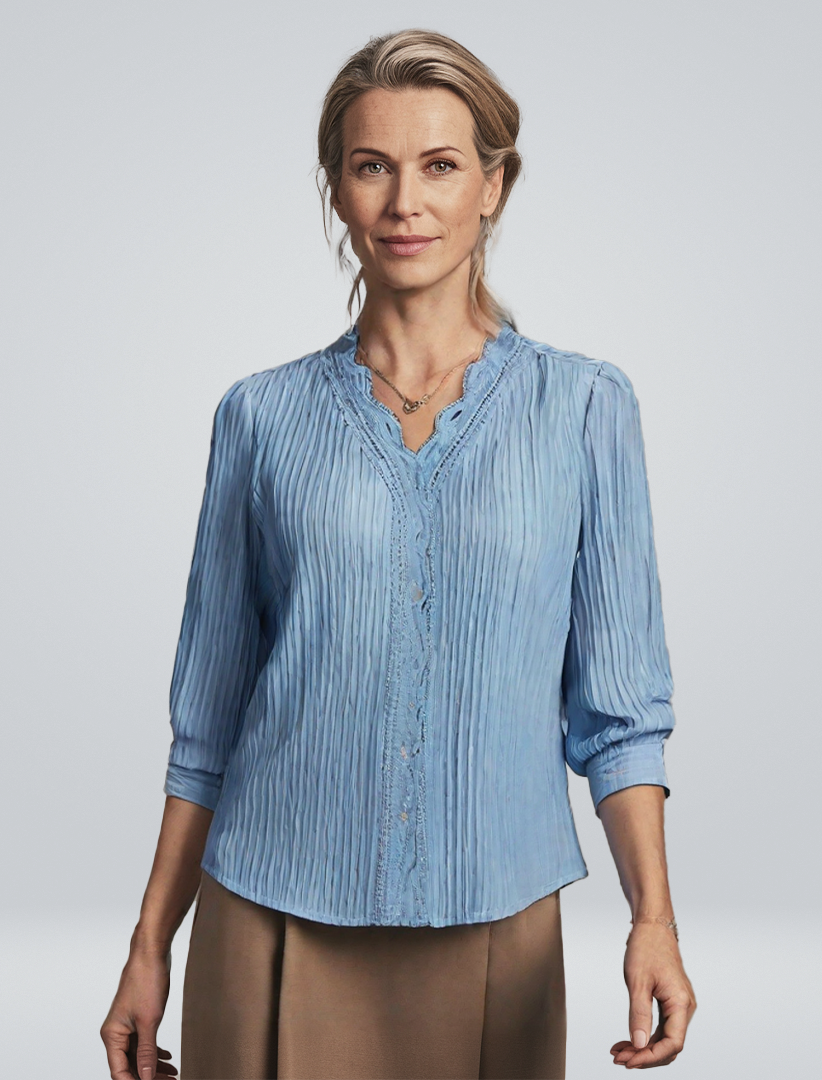 Josette | Blouse met Kanten Details