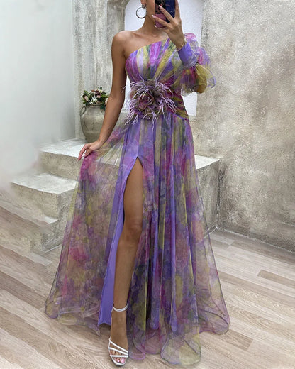 Amelia | Elegante jurk met split