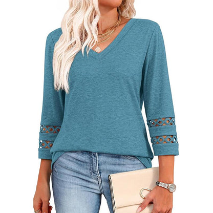 Senna™ –  Chic Casual V-Neck Summer Top