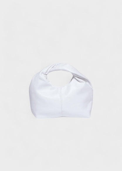 Dames hobo tas met rond handvat van synthetisch leer, modern design - Lila