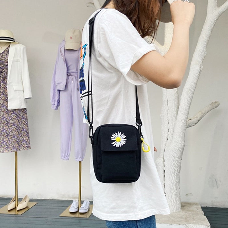 Sac En Toile Décontracté Marguerite
