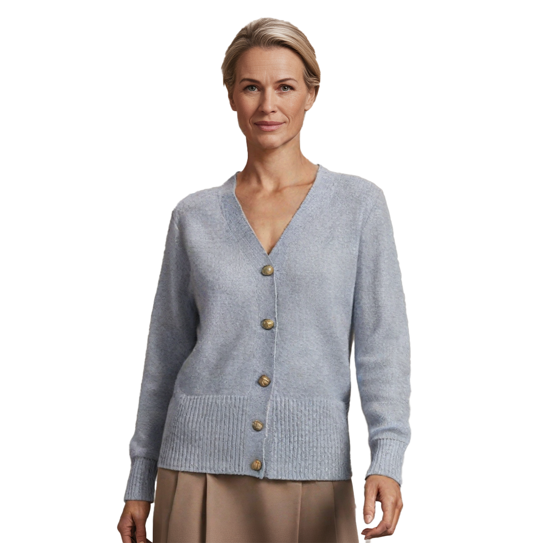 Géraldine | Vest met hartvormige knopen