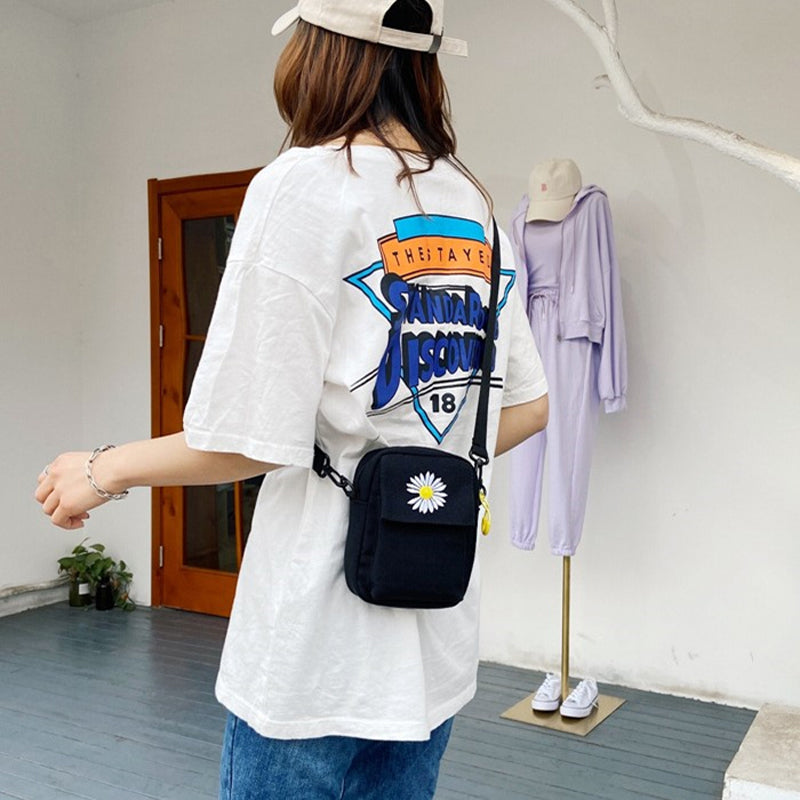 Sac En Toile Décontracté Marguerite
