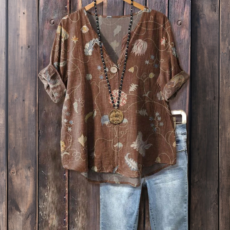 Lässige Vintage-Bluse