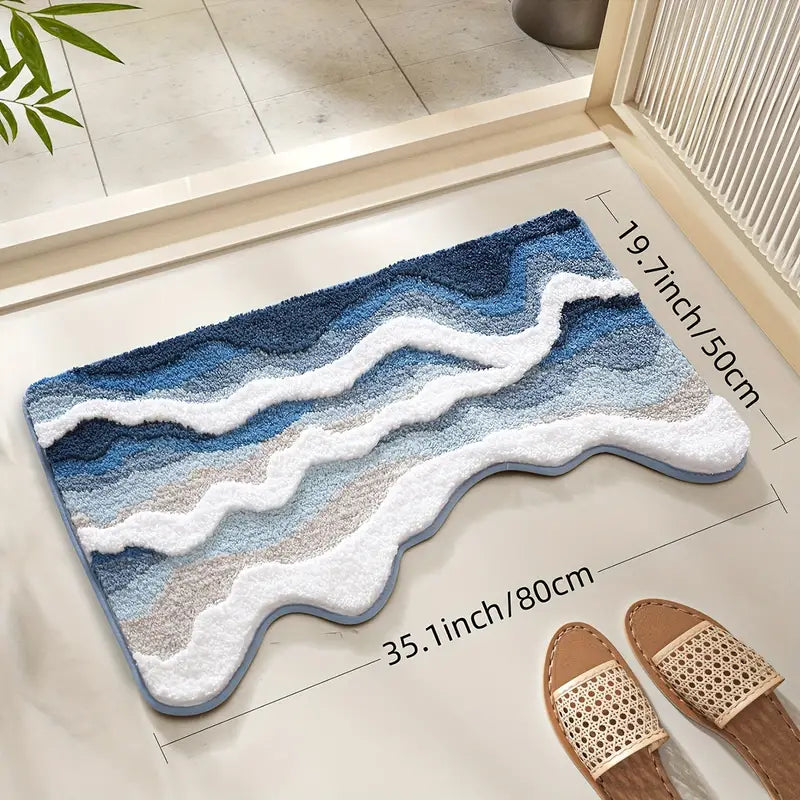 Coastal Wave Teppich