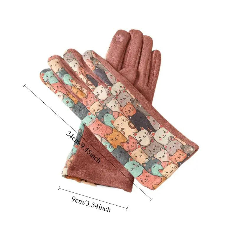 Gants Chauds De Dessin Animé