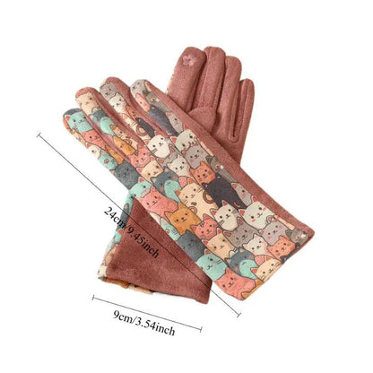 Gants Chauds De Dessin Animé