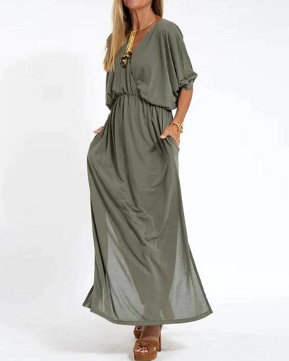 Leni™ – Vintage-geïnspireerde luchtige maxi-jurk