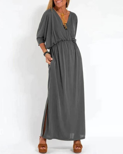 Leni™ – Vintage-geïnspireerde luchtige maxi-jurk