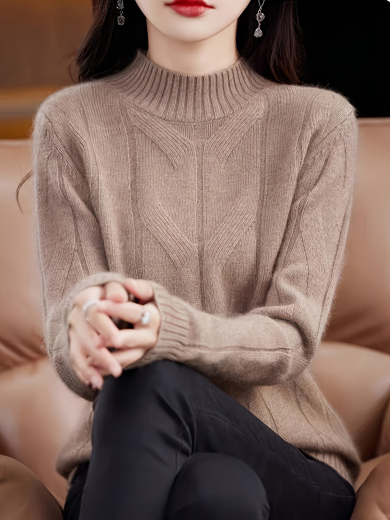 Karmen – Gemütlicher Retro-Strickpullover