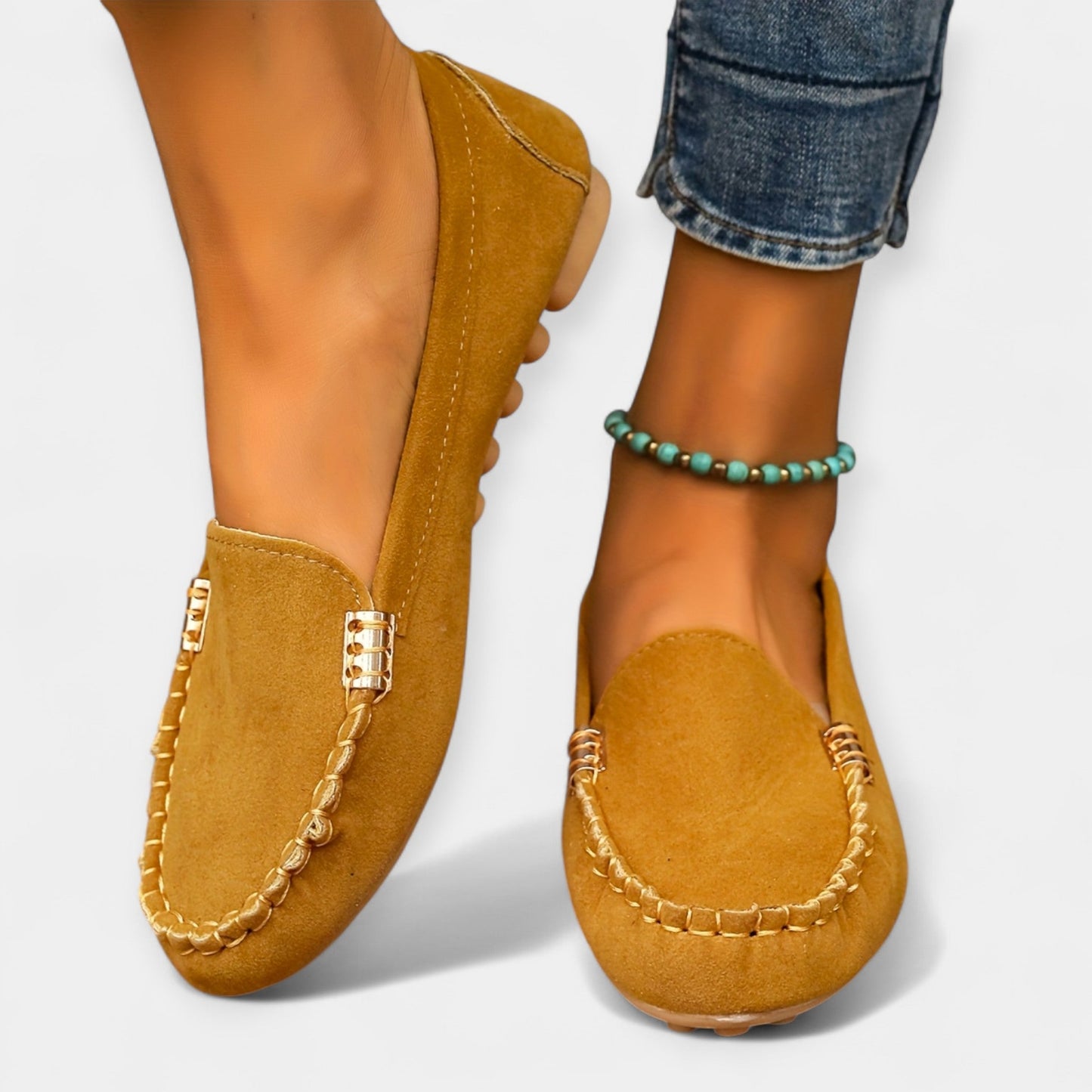 Loafers met metalen detail