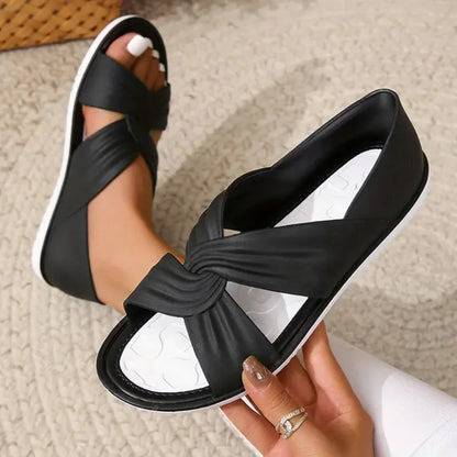 Luzia | Comfortabele orthopedische sandalen met strikdesign