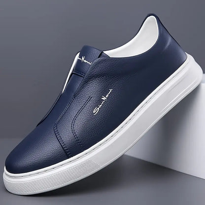 Leder Slipper Schuhe