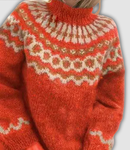 Violette | Eleganter Pullover mit Rollkragen