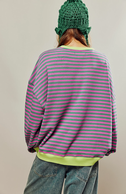 Fleur | Trendy und Bequemer Oversized Pullover