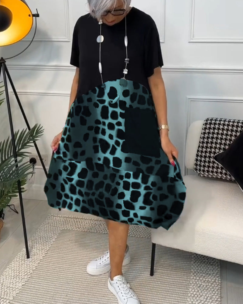 Lina | Luftiges Sommerkleid mit Rundhalsausschnitt