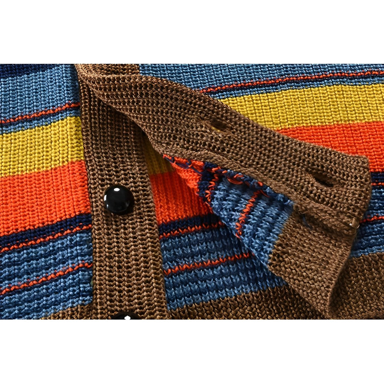Damson - Color Block Turtle Neck Jumper
