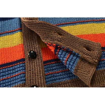 Damson - Color Block Turtle Neck Jumper