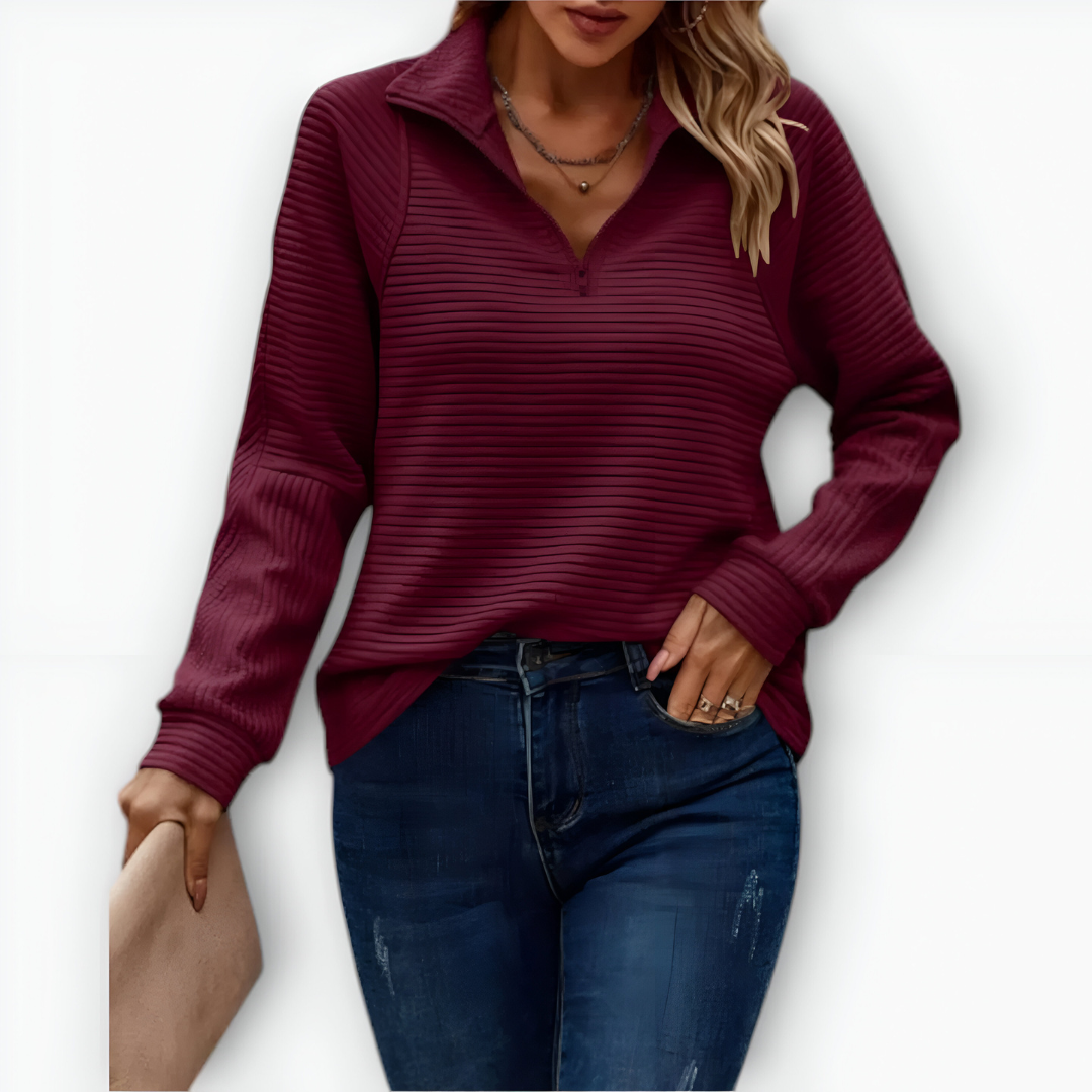Selvieraine | Elegante Half Zip Trui