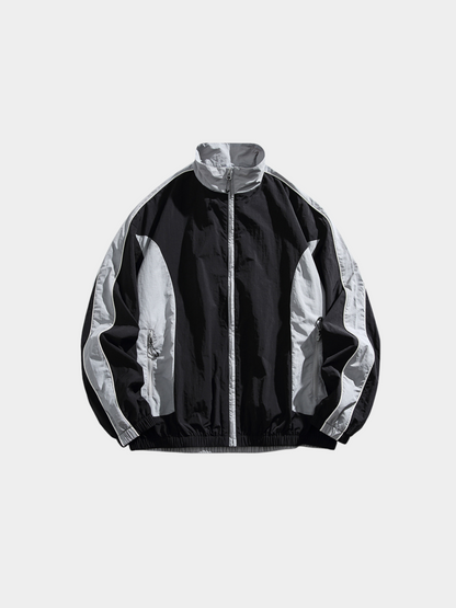 AshDeck - Unisex oversized waterdichte colorblock-jas