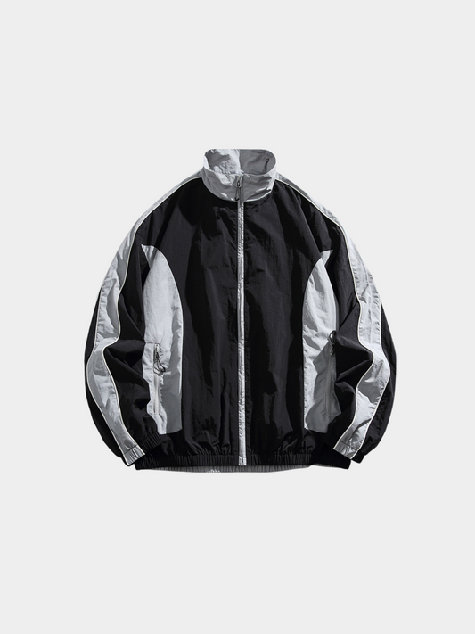 AshDeck – Unisex Oversized Colorblock-Wasserdichte Jacke